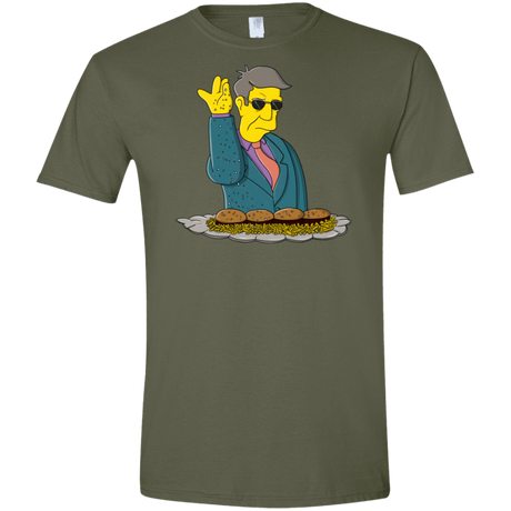 T-Shirts Military Green / S Skinner Bae Hams Men's Semi-Fitted Softstyle