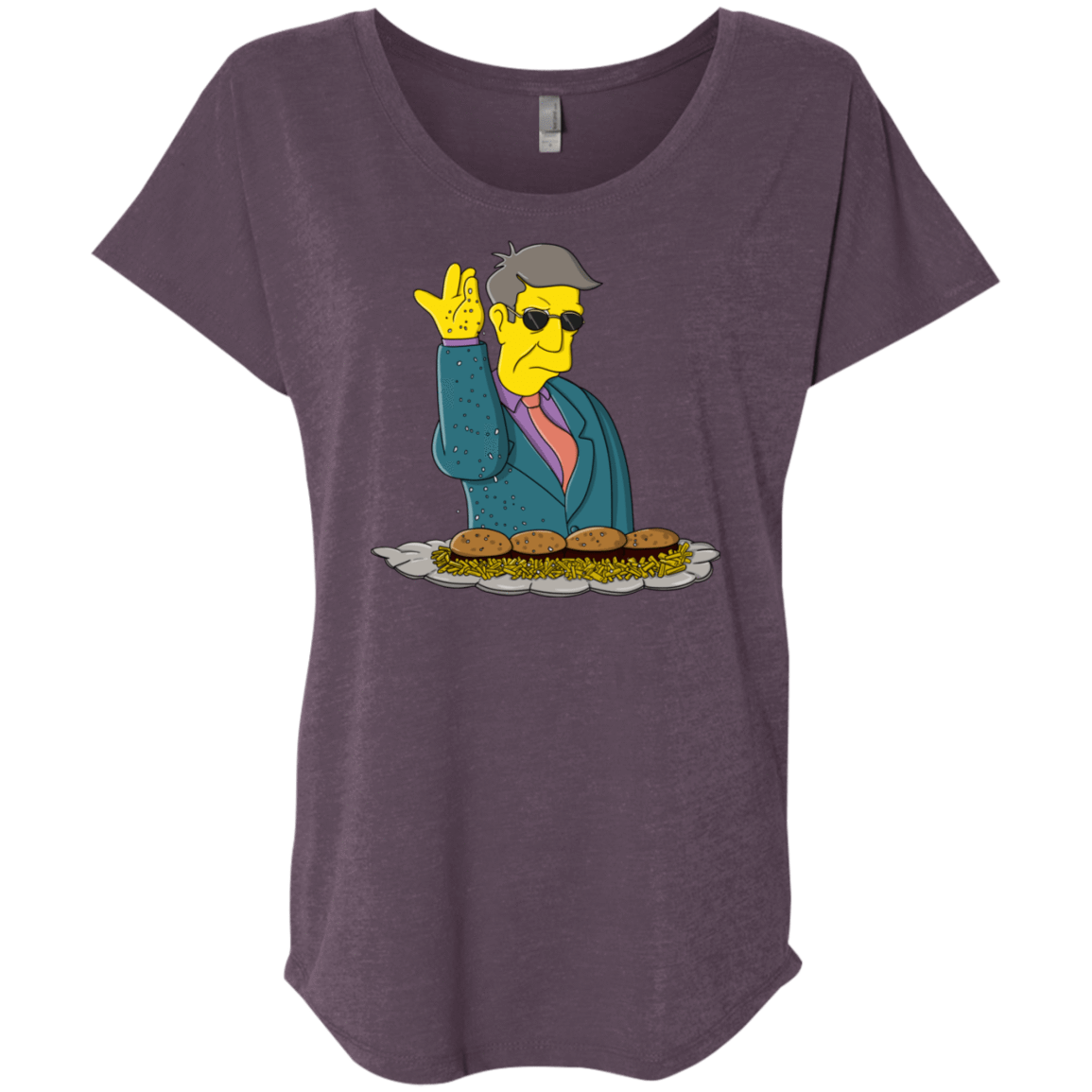 T-Shirts Vintage Purple / X-Small Skinner Bae Hams Triblend Dolman Sleeve