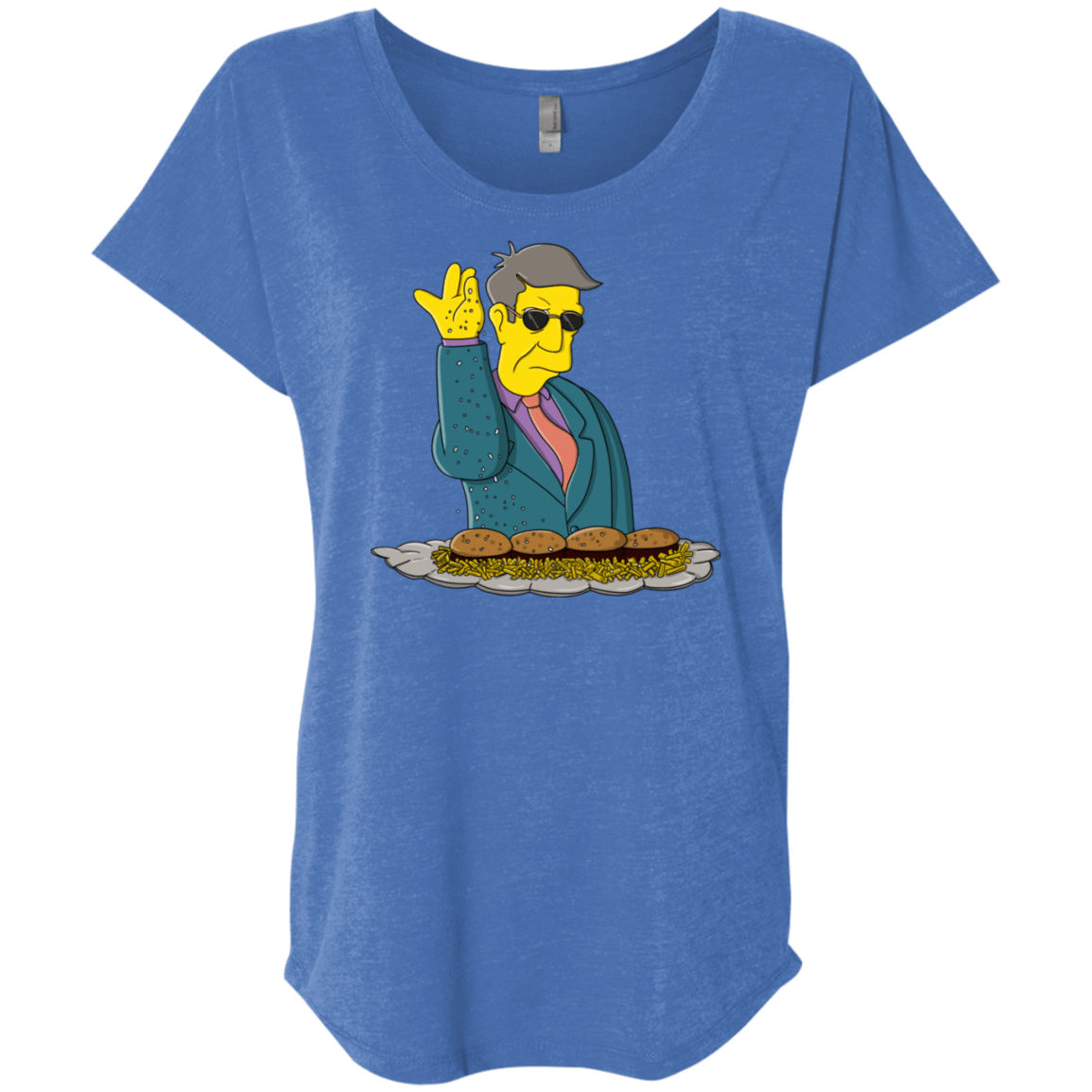 T-Shirts Vintage Royal / X-Small Skinner Bae Hams Triblend Dolman Sleeve