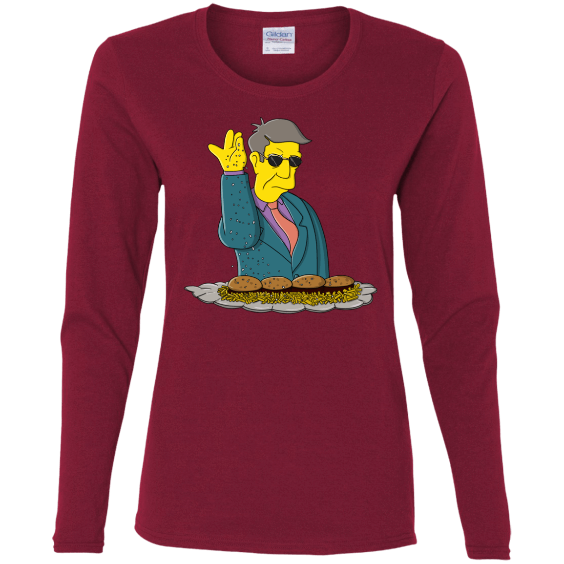 T-Shirts Cardinal / S Skinner Bae Hams Women's Long Sleeve T-Shirt