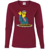 T-Shirts Cardinal / S Skinner Bae Hams Women's Long Sleeve T-Shirt