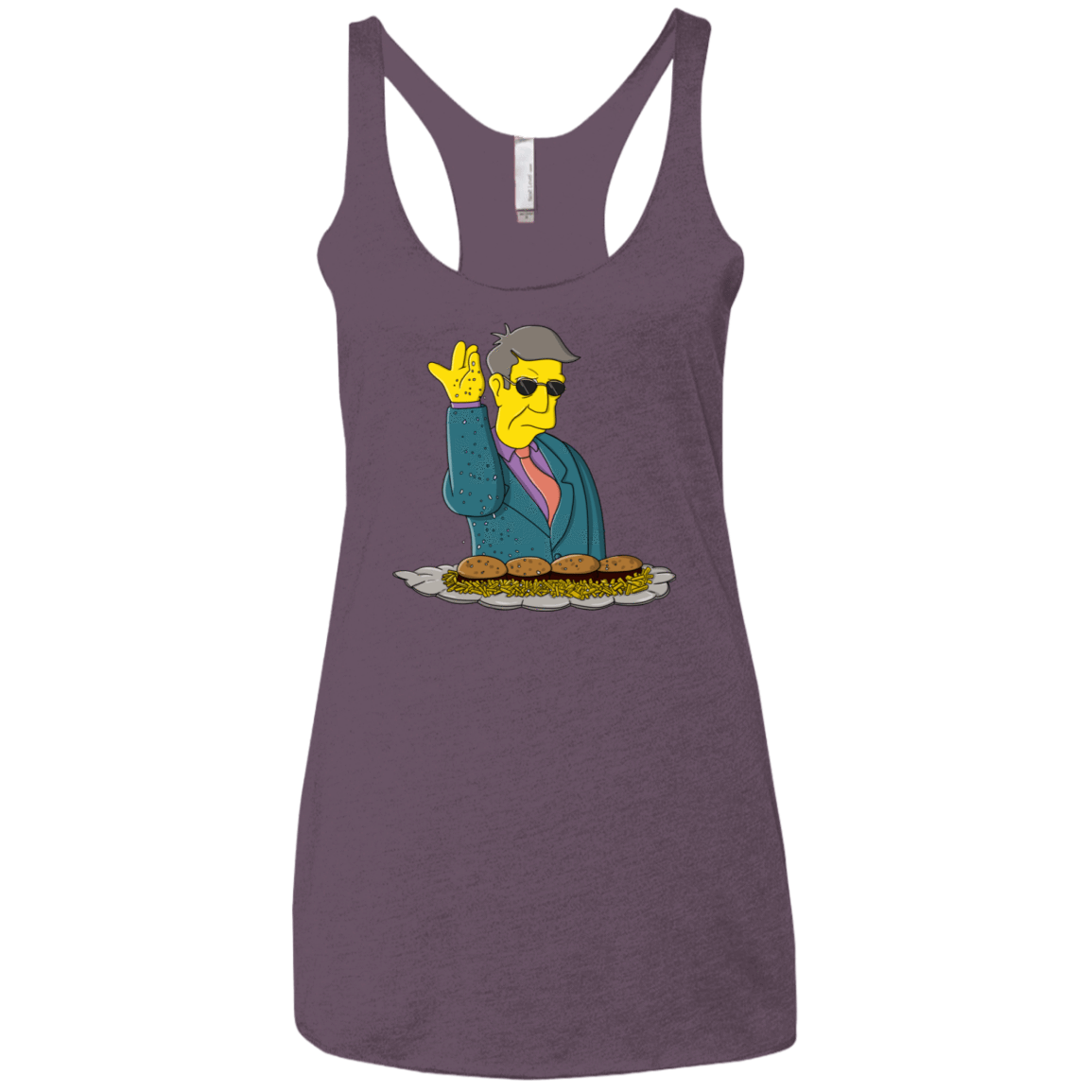 T-Shirts Vintage Purple / X-Small Skinner Bae Hams Women's Triblend Racerback Tank