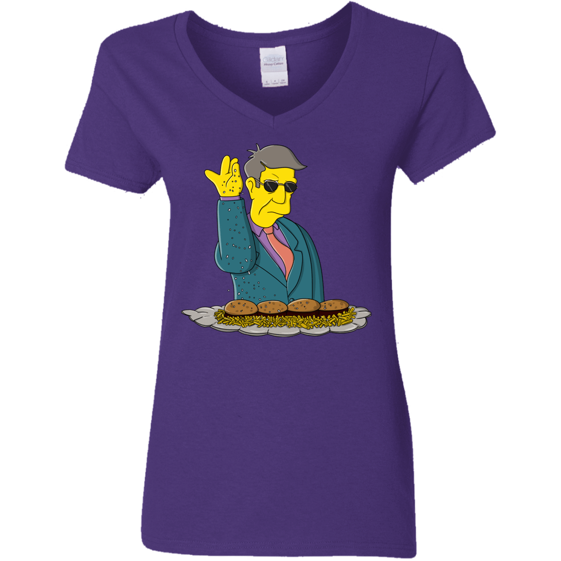 T-Shirts Purple / S Skinner Bae Hams Women's V-Neck T-Shirt