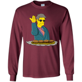 T-Shirts Maroon / YS Skinner Bae Hams Youth Long Sleeve T-Shirt