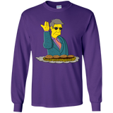 T-Shirts Purple / YS Skinner Bae Hams Youth Long Sleeve T-Shirt