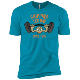 T-Shirts Turquoise / YXS Skipping Leg Day Boys Premium T-Shirt