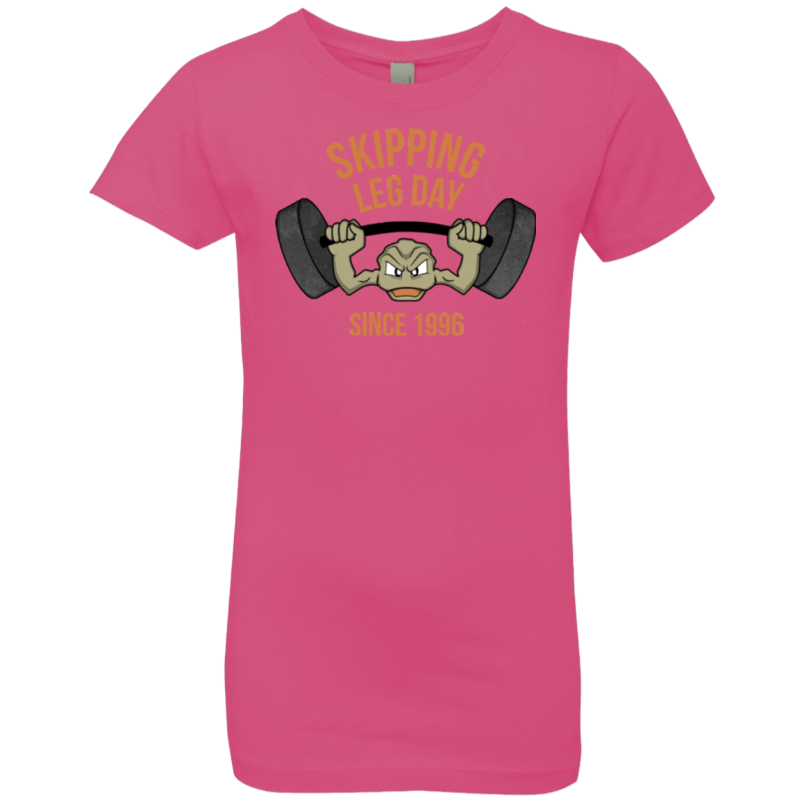 T-Shirts Hot Pink / YXS Skipping Leg Day Girls Premium T-Shirt