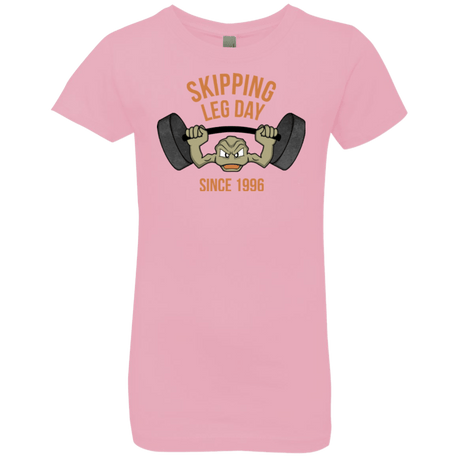 T-Shirts Light Pink / YXS Skipping Leg Day Girls Premium T-Shirt
