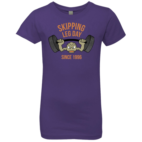 T-Shirts Purple Rush / YXS Skipping Leg Day Girls Premium T-Shirt
