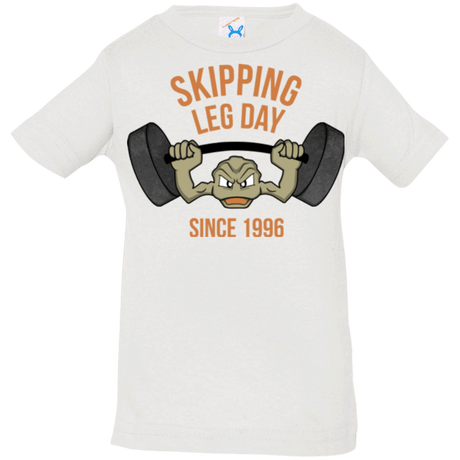 T-Shirts White / 6 Months Skipping Leg Day Infant PremiumT-Shirt
