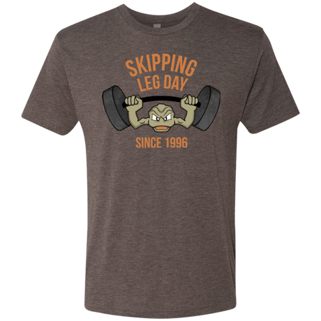T-Shirts Macchiato / Small Skipping Leg Day Men's Triblend T-Shirt