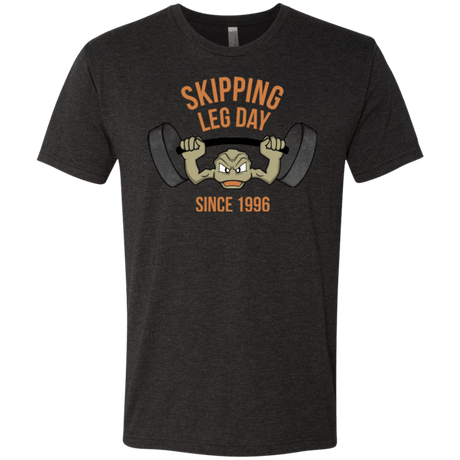 T-Shirts Vintage Black / Small Skipping Leg Day Men's Triblend T-Shirt
