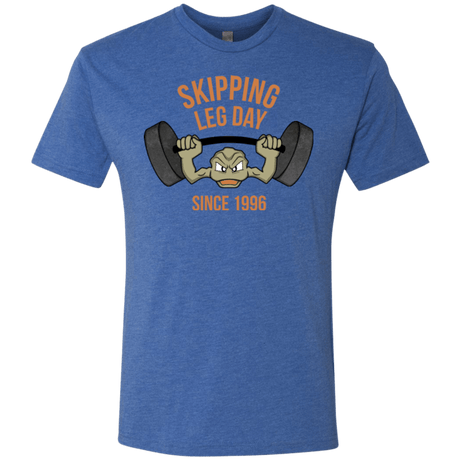 T-Shirts Vintage Royal / Small Skipping Leg Day Men's Triblend T-Shirt