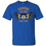 T-Shirts Royal / Small Skipping Leg Day T-Shirt