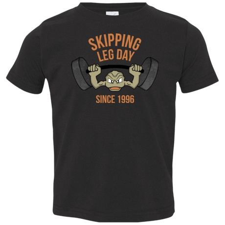 T-Shirts Black / 2T Skipping Leg Day Toddler Premium T-Shirt