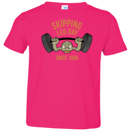 T-Shirts Hot Pink / 2T Skipping Leg Day Toddler Premium T-Shirt