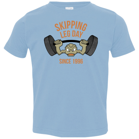 T-Shirts Light Blue / 2T Skipping Leg Day Toddler Premium T-Shirt