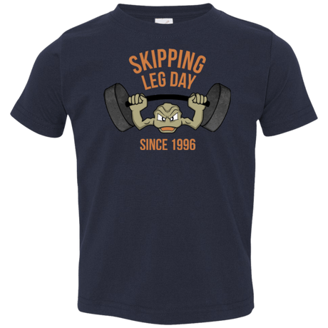 T-Shirts Navy / 2T Skipping Leg Day Toddler Premium T-Shirt