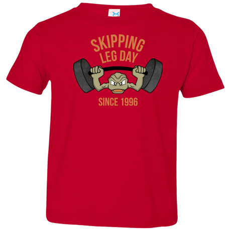 T-Shirts Red / 2T Skipping Leg Day Toddler Premium T-Shirt