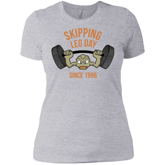 T-Shirts Heather Grey / X-Small Skipping Leg Day Women's Premium T-Shirt