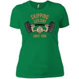 T-Shirts Kelly Green / X-Small Skipping Leg Day Women's Premium T-Shirt