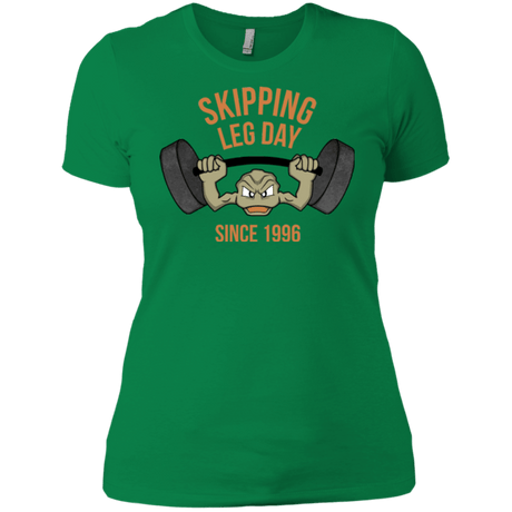 T-Shirts Kelly Green / X-Small Skipping Leg Day Women's Premium T-Shirt