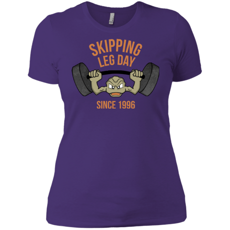 T-Shirts Purple / X-Small Skipping Leg Day Women's Premium T-Shirt