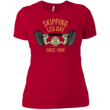 T-Shirts Red / X-Small Skipping Leg Day Women's Premium T-Shirt