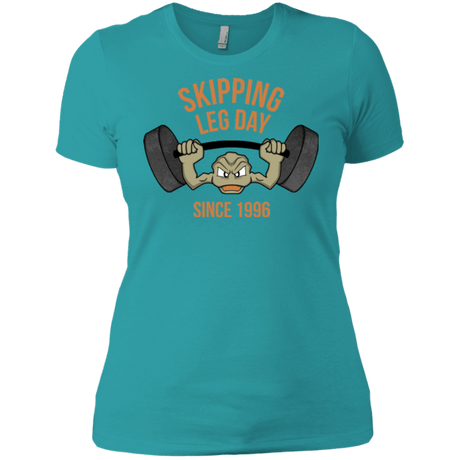T-Shirts Tahiti Blue / X-Small Skipping Leg Day Women's Premium T-Shirt