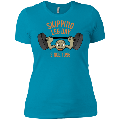 T-Shirts Turquoise / X-Small Skipping Leg Day Women's Premium T-Shirt