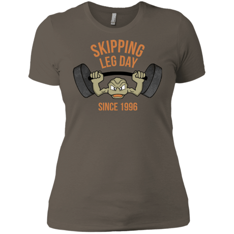 T-Shirts Warm Grey / X-Small Skipping Leg Day Women's Premium T-Shirt