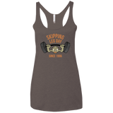 T-Shirts Macchiato / X-Small Skipping Leg Day Women's Triblend Racerback Tank