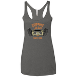 T-Shirts Premium Heather / X-Small Skipping Leg Day Women's Triblend Racerback Tank