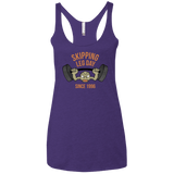 T-Shirts Purple / X-Small Skipping Leg Day Women's Triblend Racerback Tank