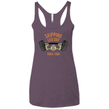 T-Shirts Vintage Purple / X-Small Skipping Leg Day Women's Triblend Racerback Tank