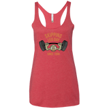 T-Shirts Vintage Red / X-Small Skipping Leg Day Women's Triblend Racerback Tank