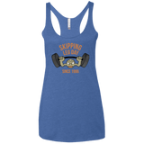 T-Shirts Vintage Royal / X-Small Skipping Leg Day Women's Triblend Racerback Tank