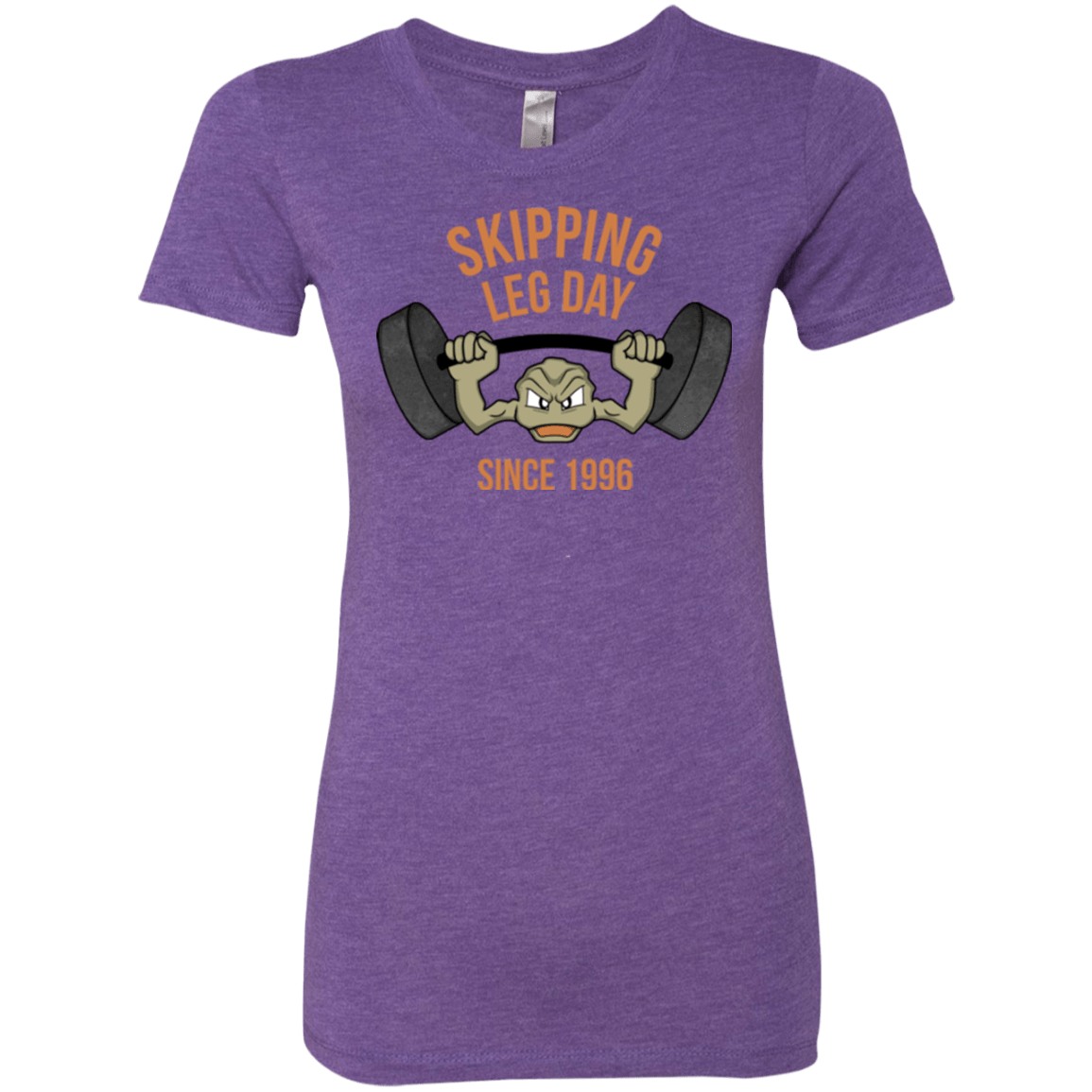 T-Shirts Purple Rush / Small Skipping Leg Day Women's Triblend T-Shirt