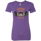 T-Shirts Purple Rush / Small Skipping Leg Day Women's Triblend T-Shirt