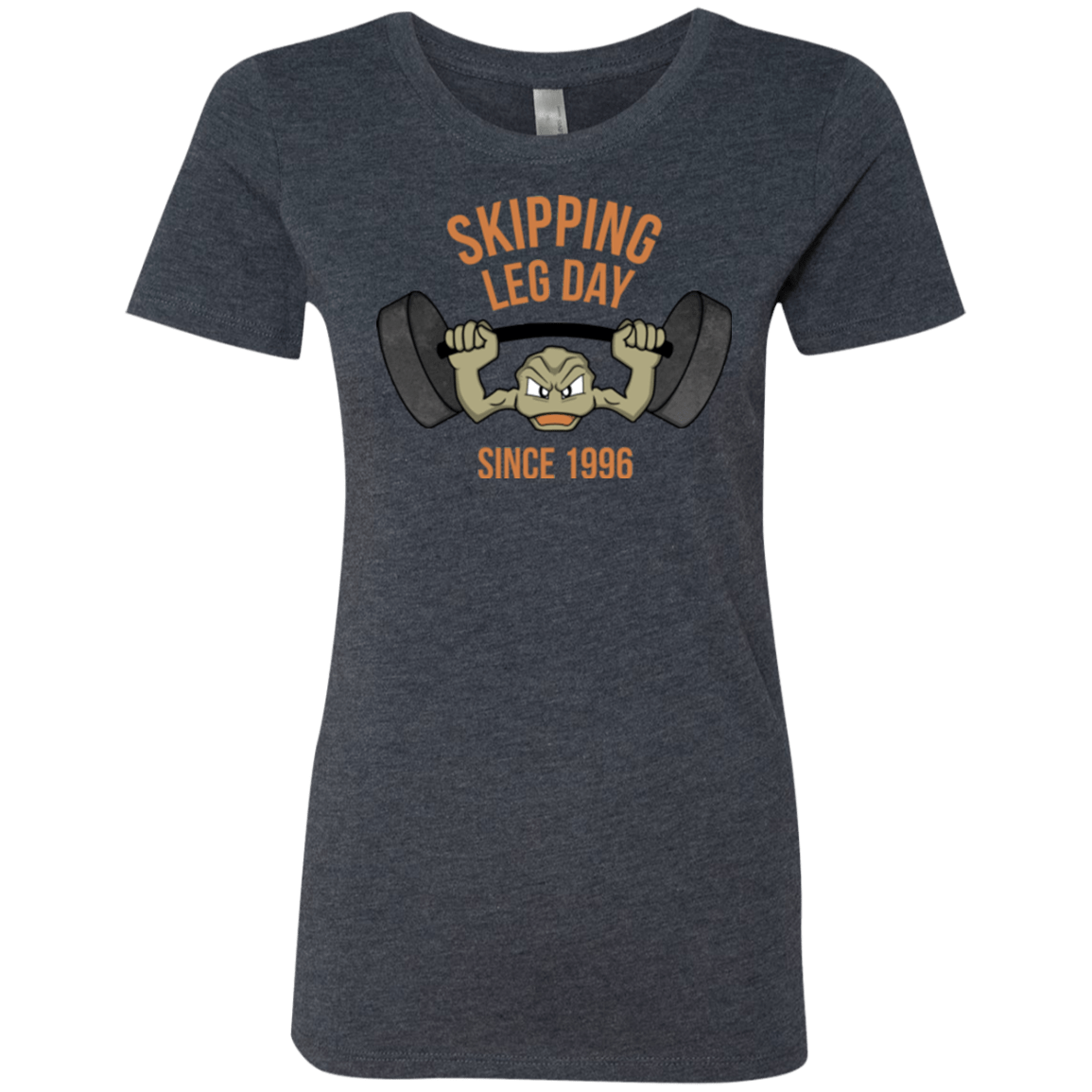 T-Shirts Vintage Navy / Small Skipping Leg Day Women's Triblend T-Shirt