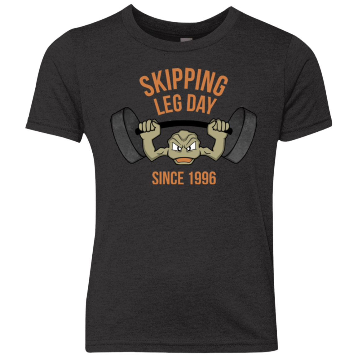 T-Shirts Vintage Black / YXS Skipping Leg Day Youth Triblend T-Shirt