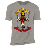 T-Shirts Light Grey / YXS Skull And Badass Boys Premium T-Shirt