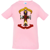 T-Shirts Pink / 6 Months Skull And Badass Infant PremiumT-Shirt