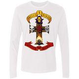 T-Shirts White / Small Skull And Badass Men's Premium Long Sleeve