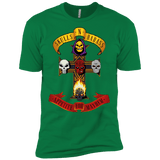 T-Shirts Kelly Green / X-Small Skull And Badass Men's Premium T-Shirt