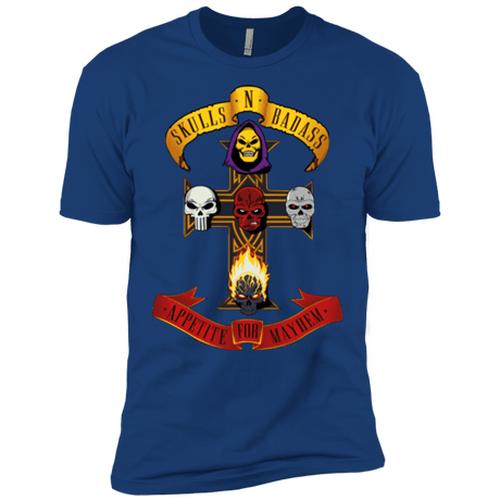 T-Shirts Royal / X-Small Skull And Badass Men's Premium T-Shirt