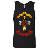 T-Shirts Black / Small Skull And Badass Men's Premium Tank Top