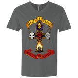 T-Shirts Heavy Metal / X-Small Skull And Badass Men's Premium V-Neck