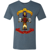 T-Shirts Indigo / Small Skull And Badass Men's Triblend T-Shirt