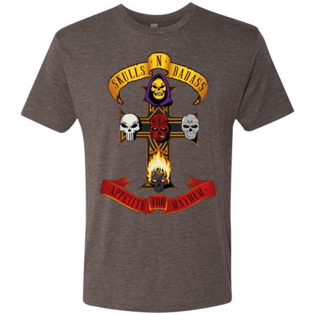 T-Shirts Macchiato / Small Skull And Badass Men's Triblend T-Shirt